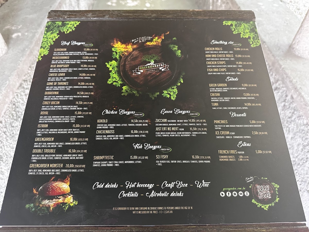 GreenGarden - Burger Bar Photo Menu 5