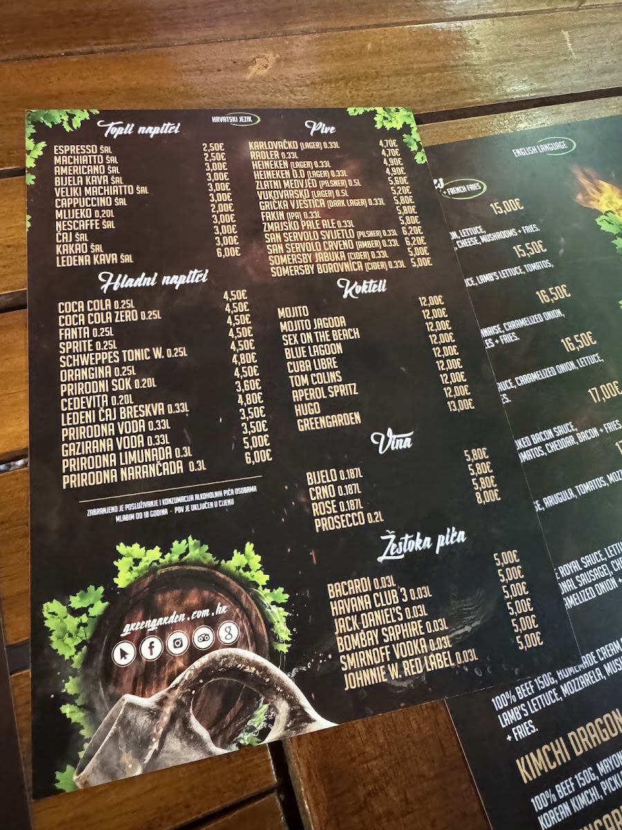 GreenGarden - Burger Bar Photo Menu 6