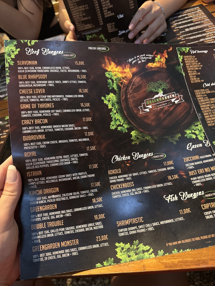 GreenGarden - Burger Bar Photo Menu 9