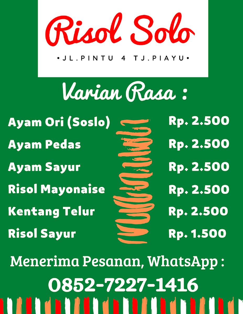 RISOL SOLO Photo Menu 2