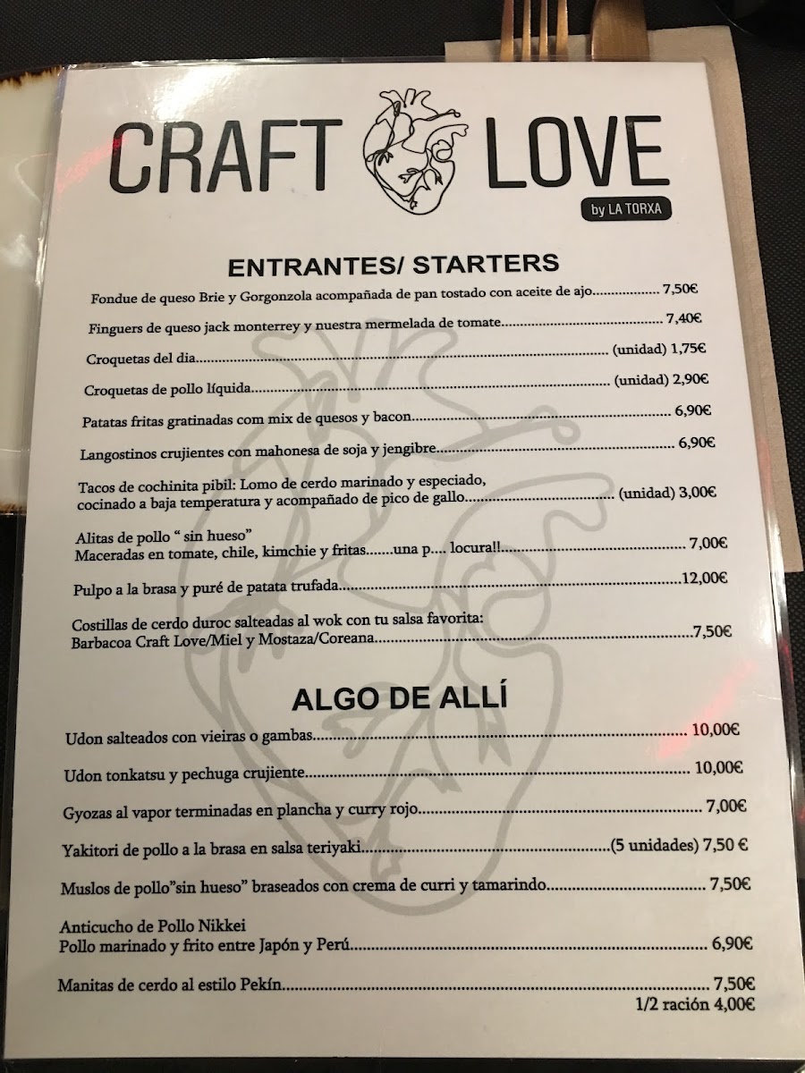 The craftlove by latorxa Photo Menu 2