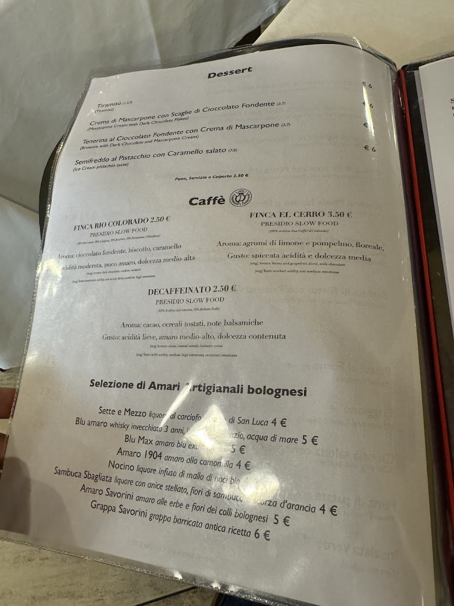 Trattoria Buca di San Francesco Photo Menu 3