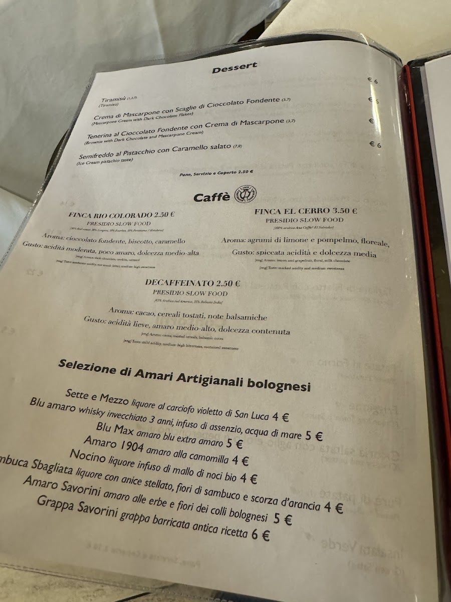 Trattoria Buca di San Francesco Photo Menu 8