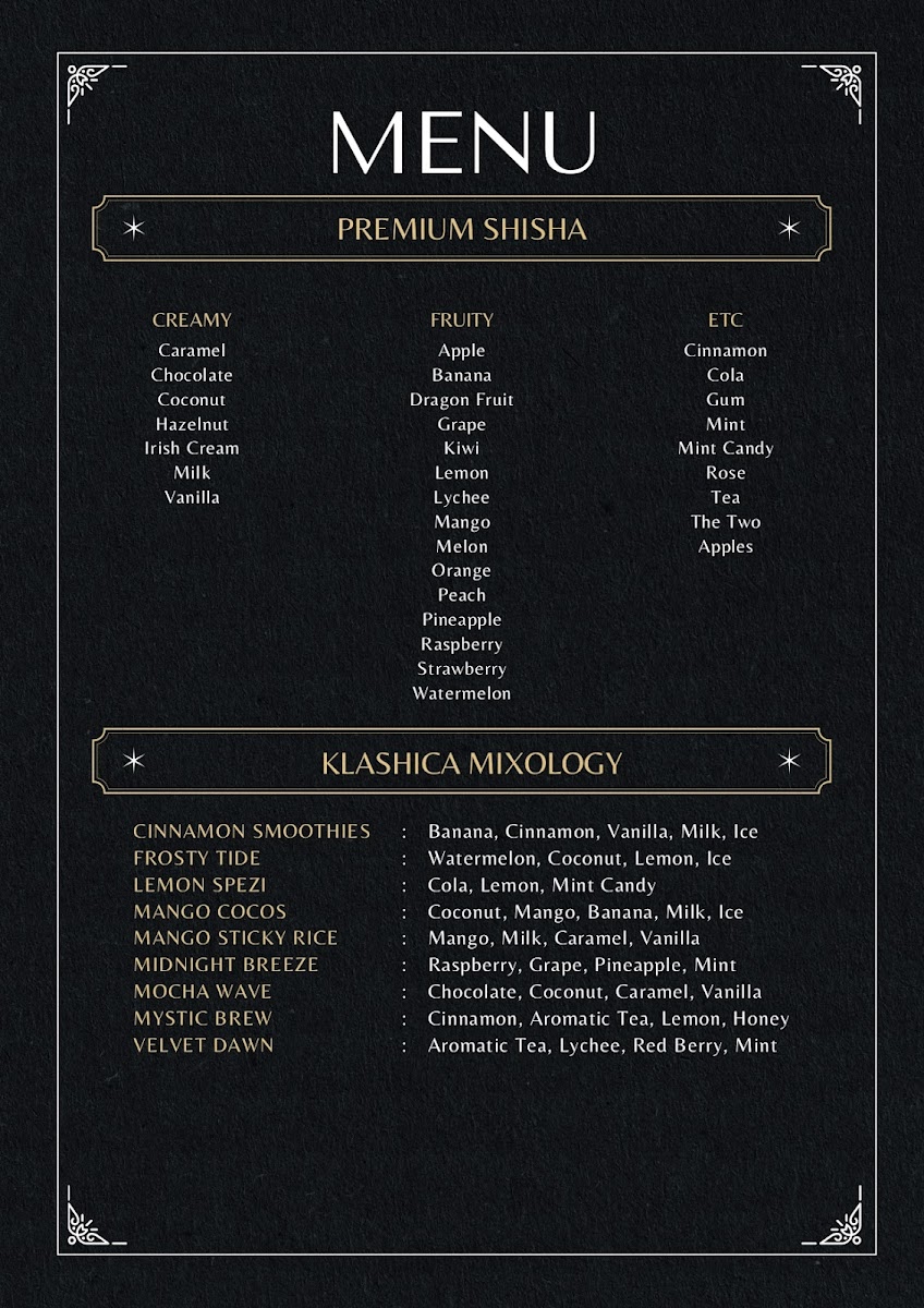 KLASHICA Photo Menu 1