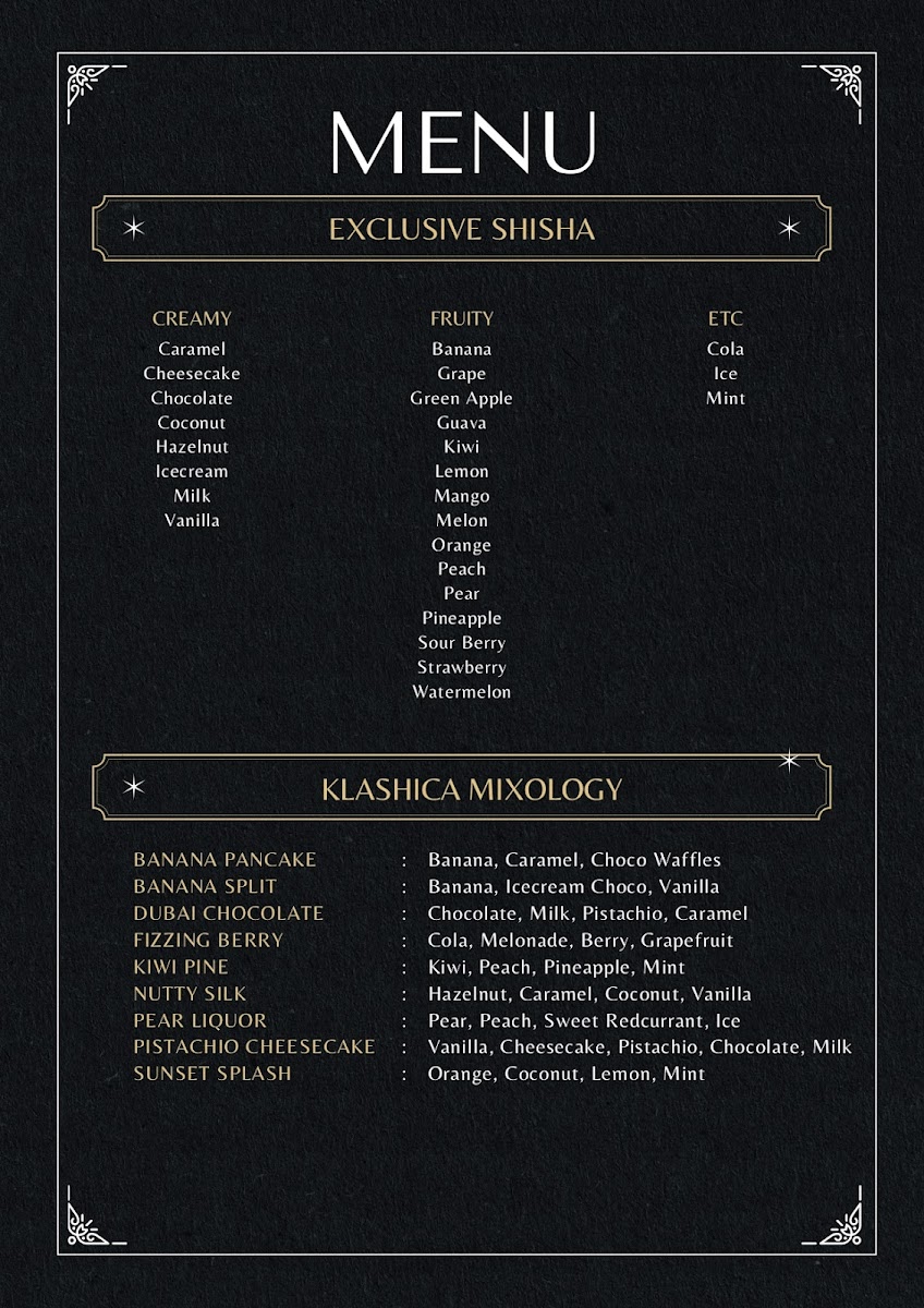 KLASHICA Photo Menu 2