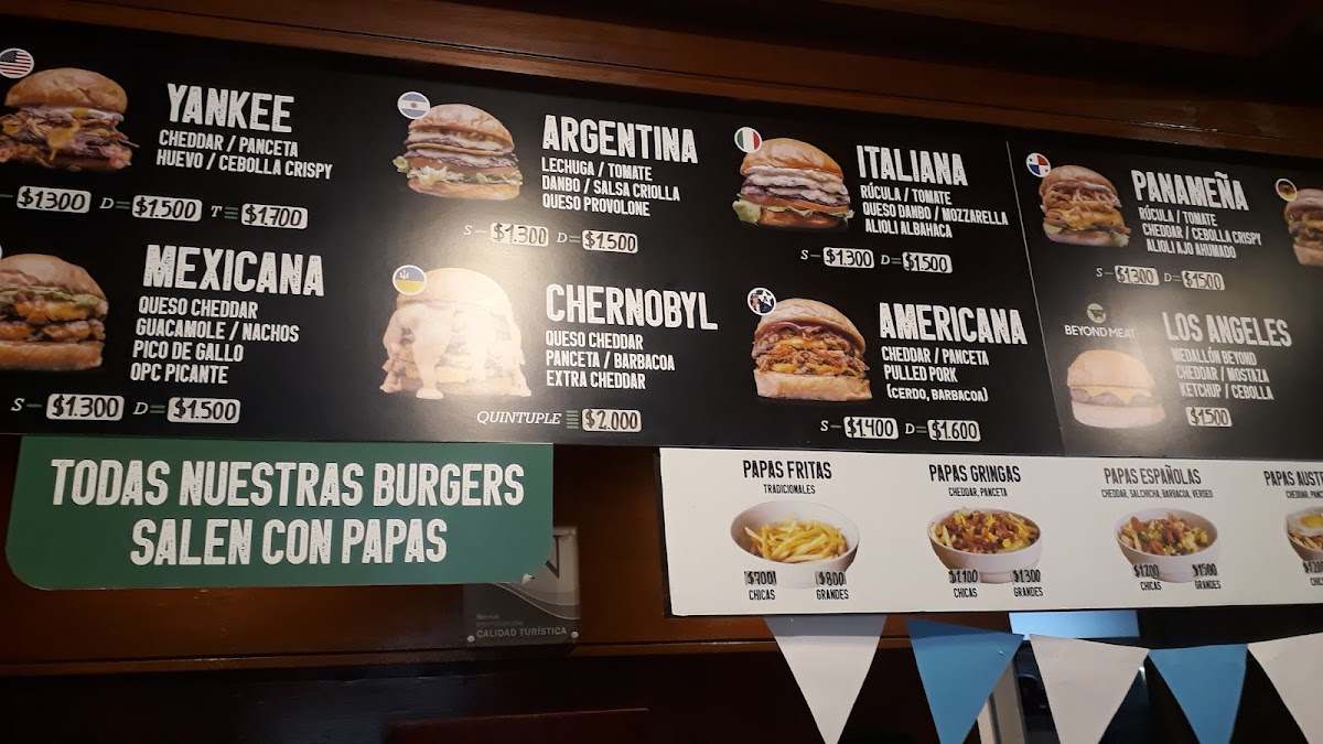 El Mundo • Hamburguesería Photo Menu 2