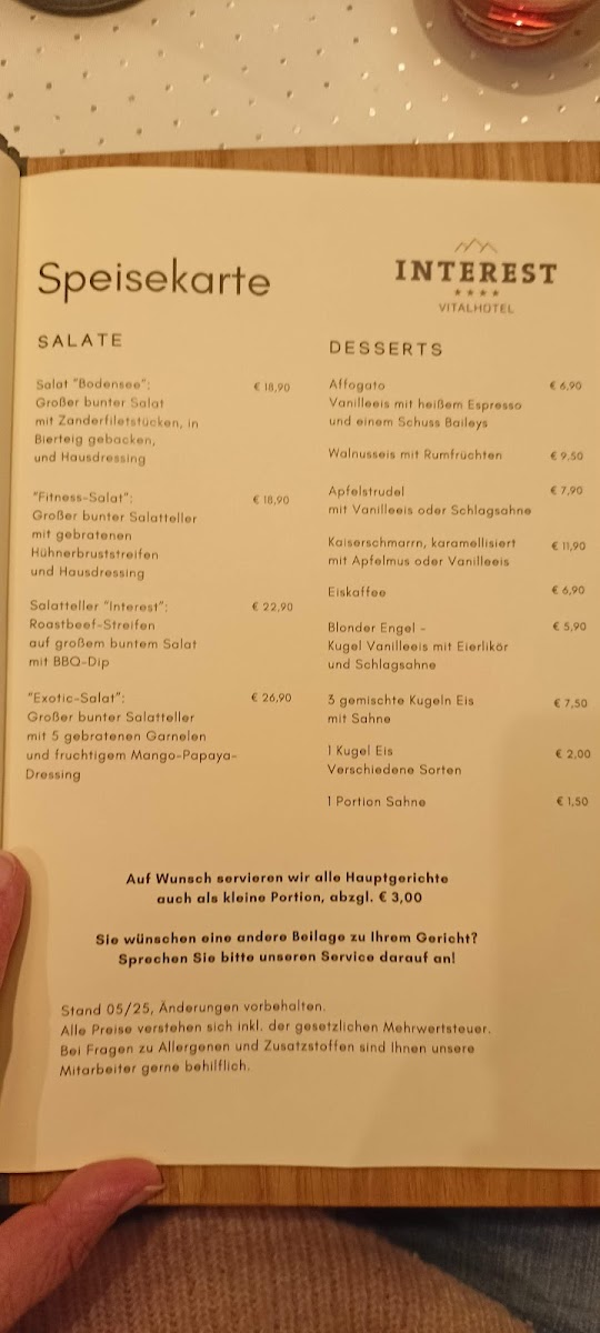 Beim Schweitzer Photo Menu 5
