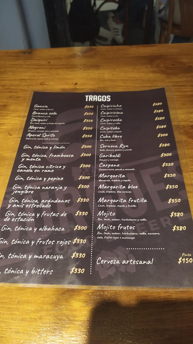 El Burgues Food & Beer Photo Menu 2