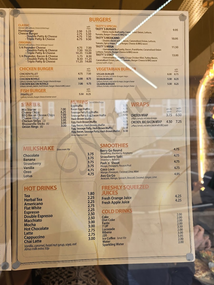 Tasties Cafe Photo Menu 3