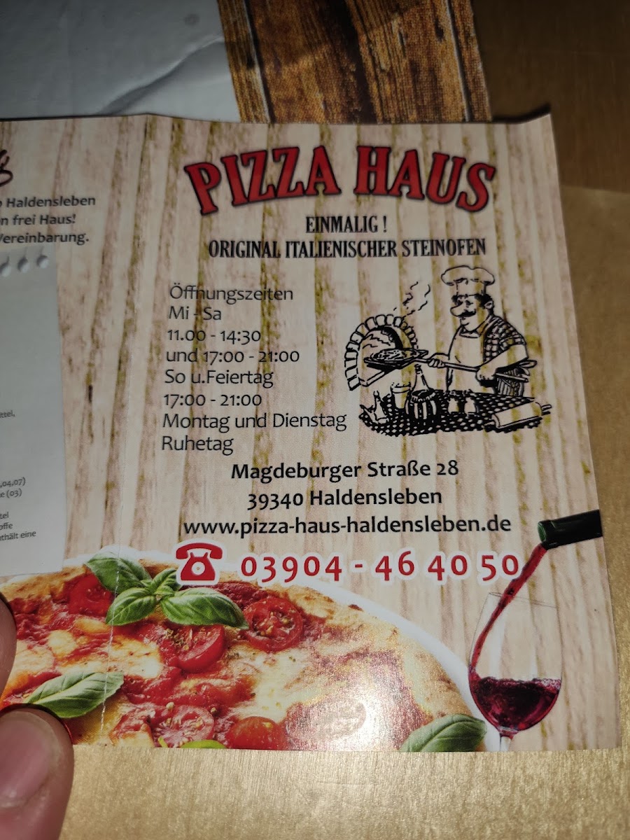 Pizzahaus Photo Menu 2