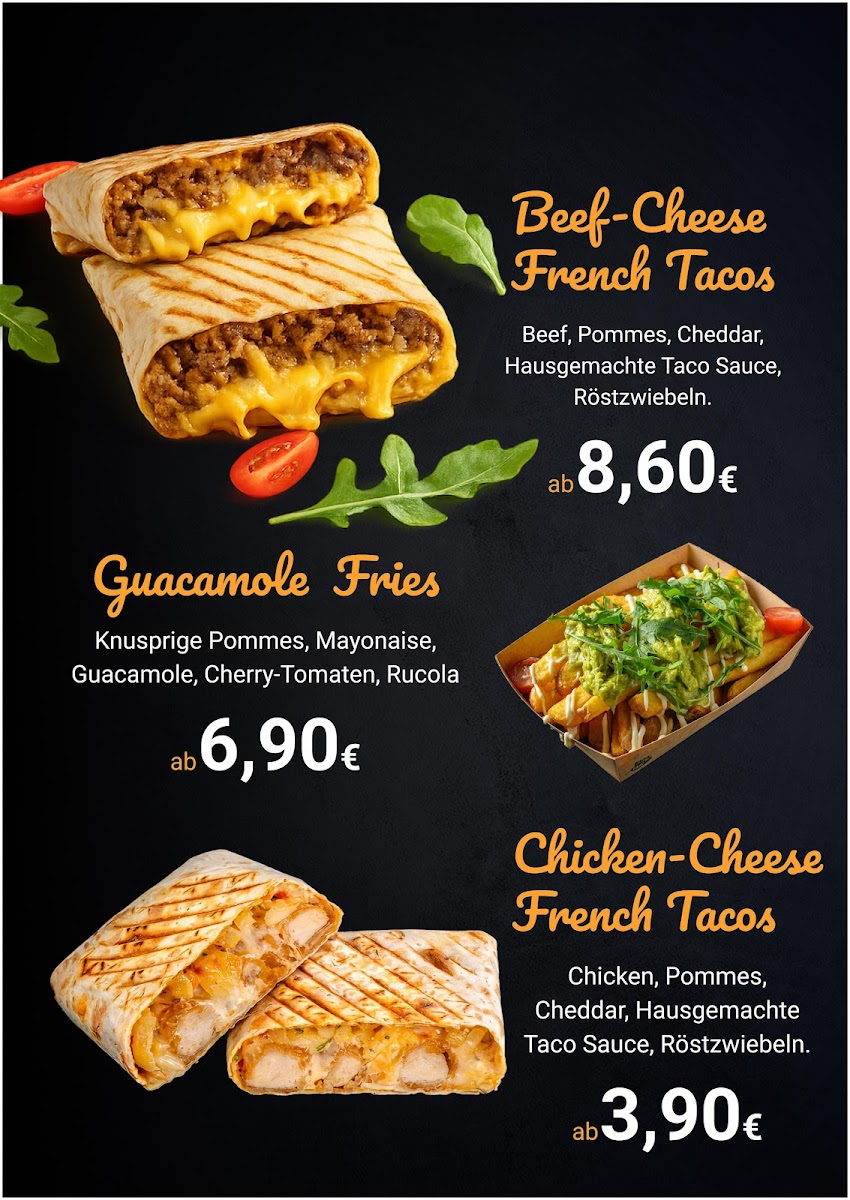 Fusion Tasty - Beef & Fries Photo Menu 1