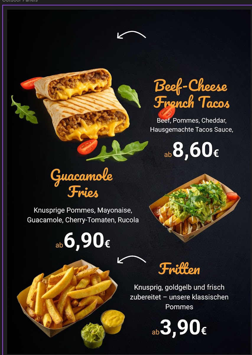 Fusion Tasty - Beef & Fries Photo Menu 3