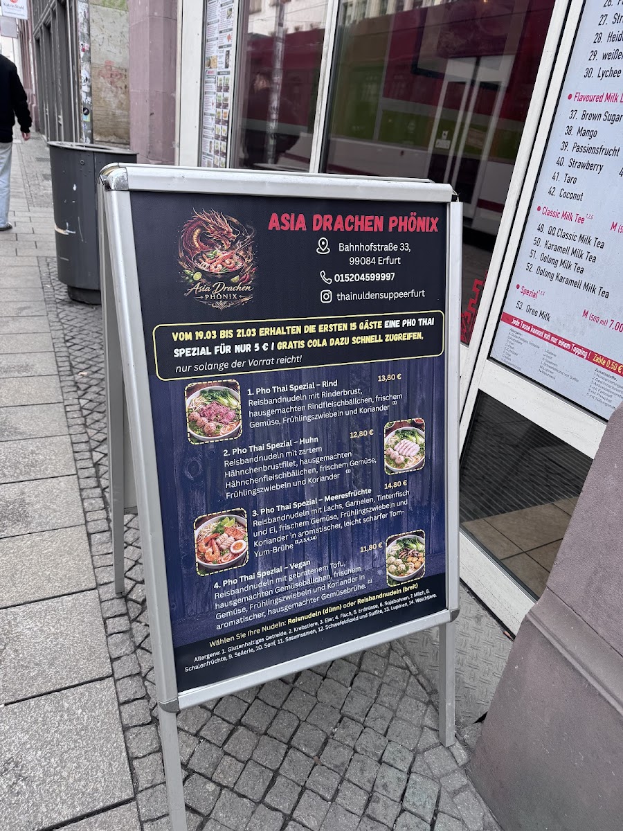 Asia Drachen Phönix Erfurt Photo Menu 3