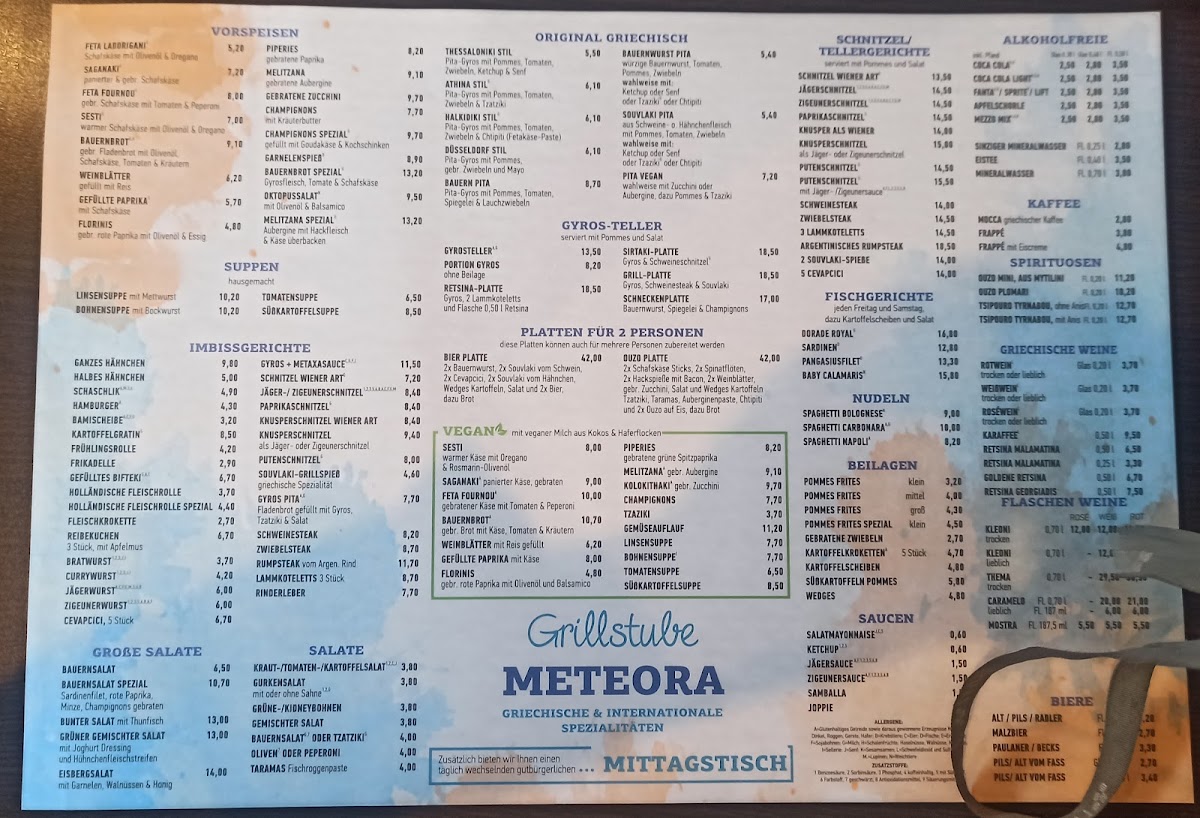 Grillstube Meteora Photo Menu 2