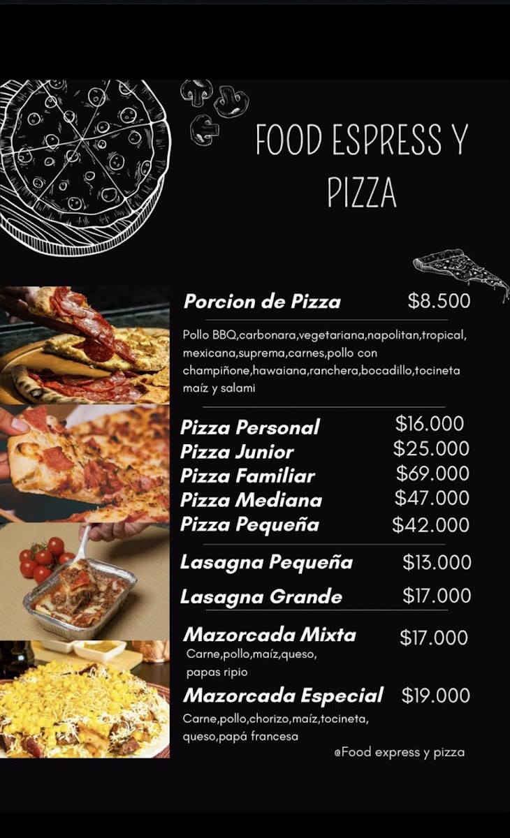 Food Express & pizza Photo Menu 2
