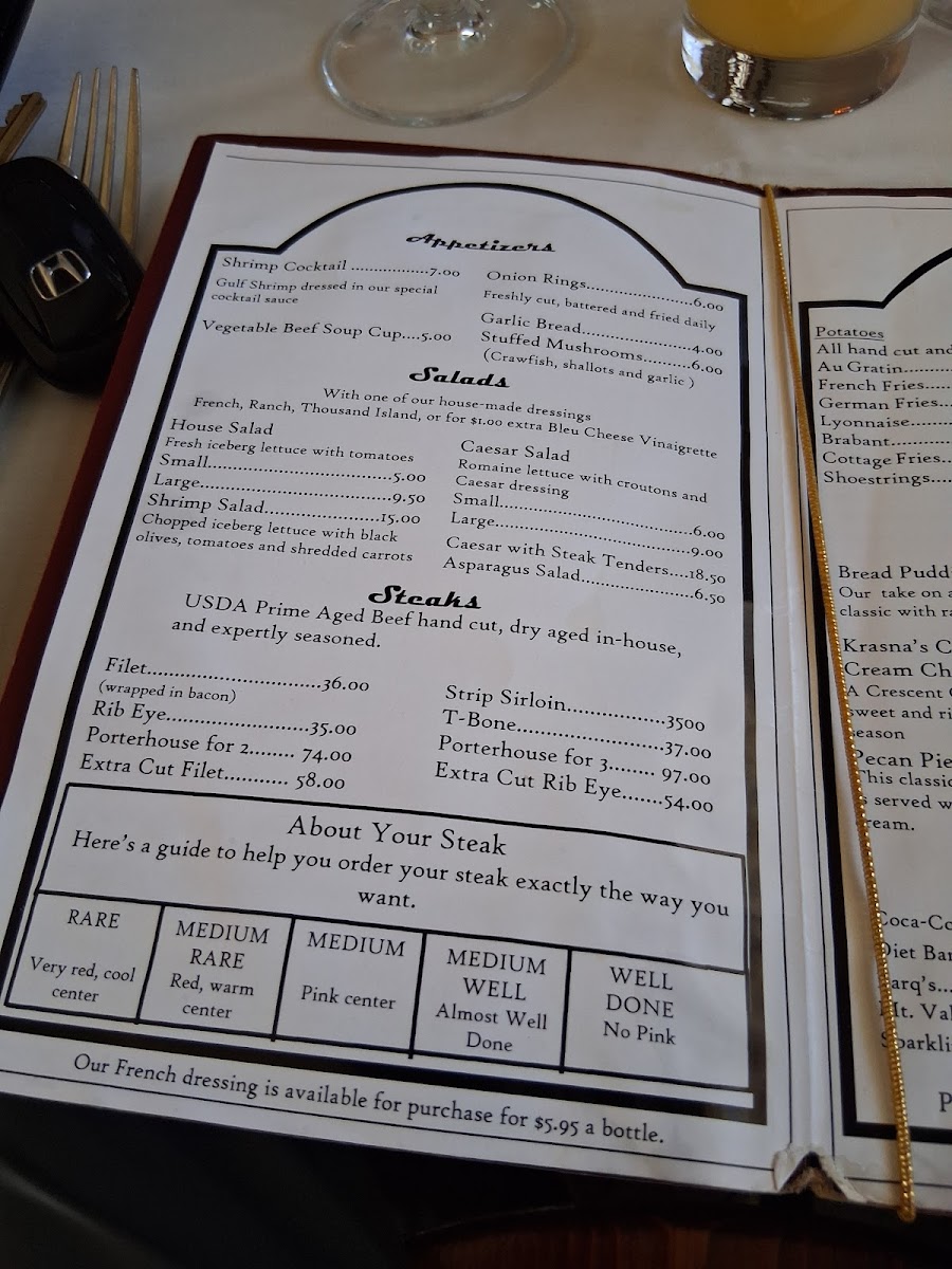Crescent City Steak House Photo Menu 6