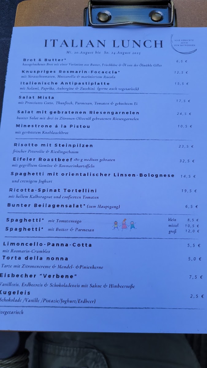 Verbene Bistro Photo Menu 2
