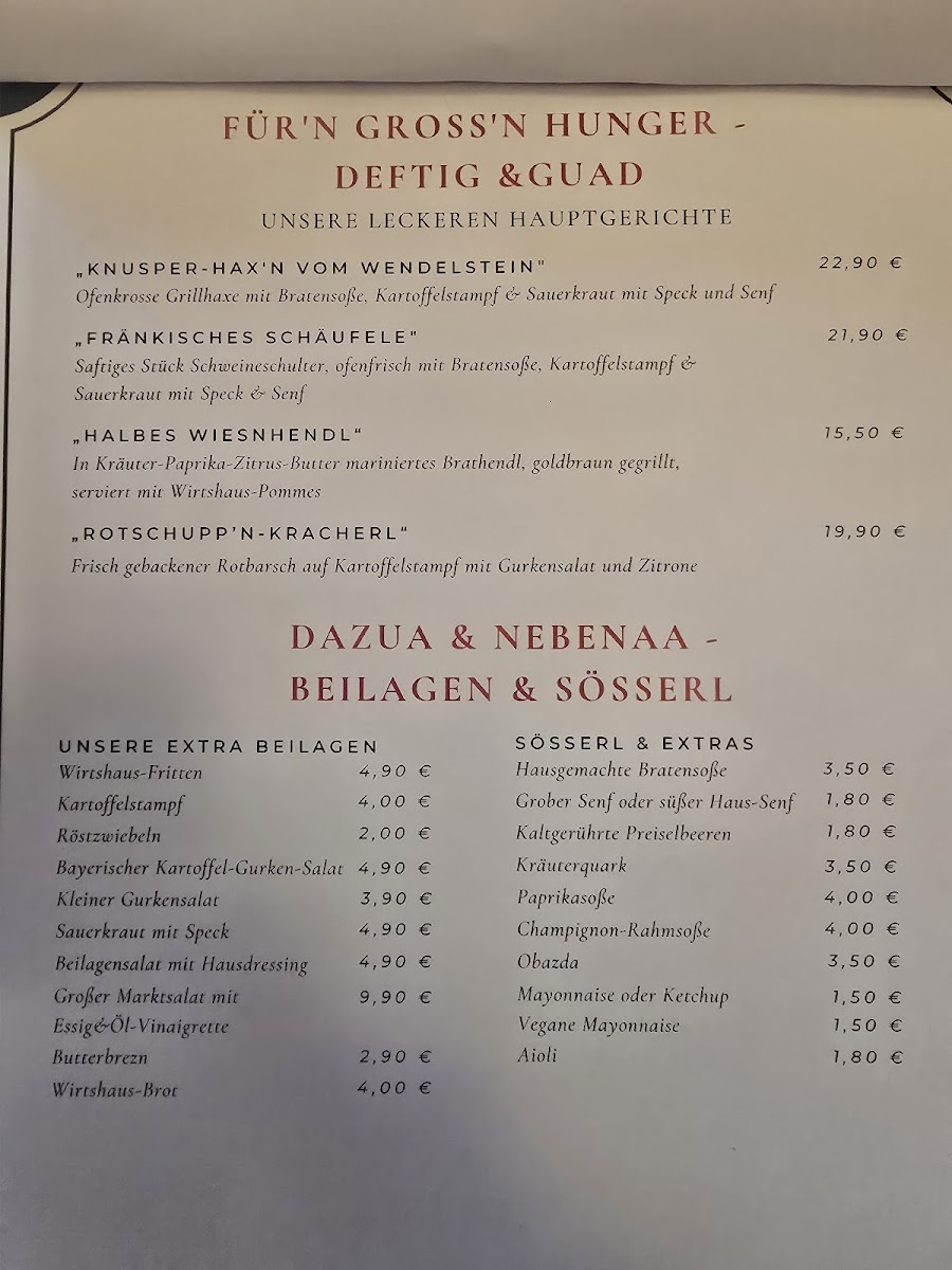 Benediktiner Wirtshaus Dortmund Photo Menu 4