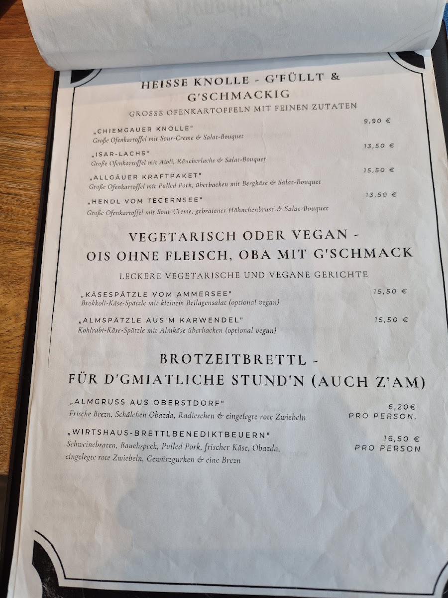 Benediktiner Wirtshaus Dortmund Photo Menu 6