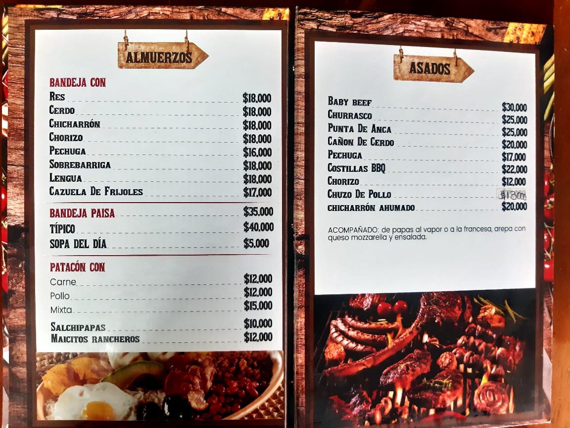 Parador Rancho Alegre Photo Menu 3