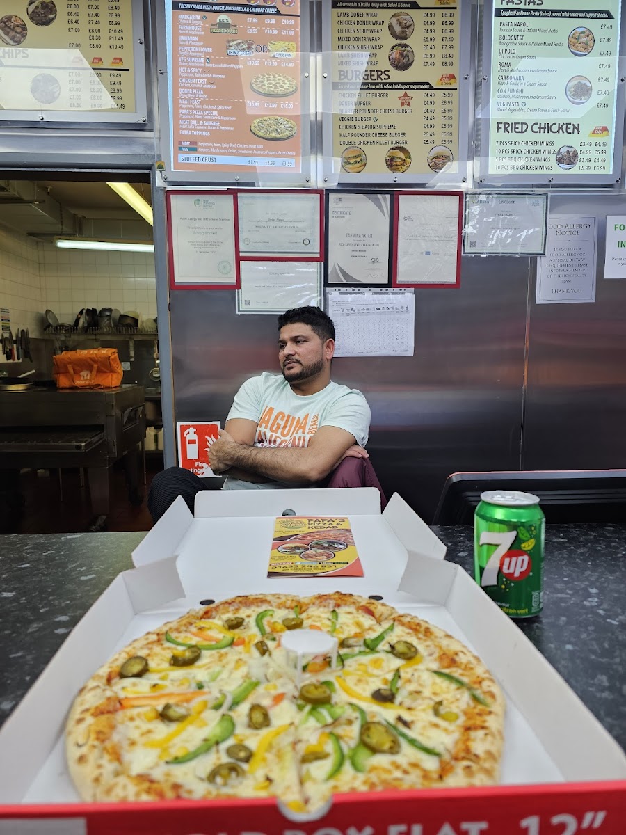 Papas Pizza Photo Menu 2