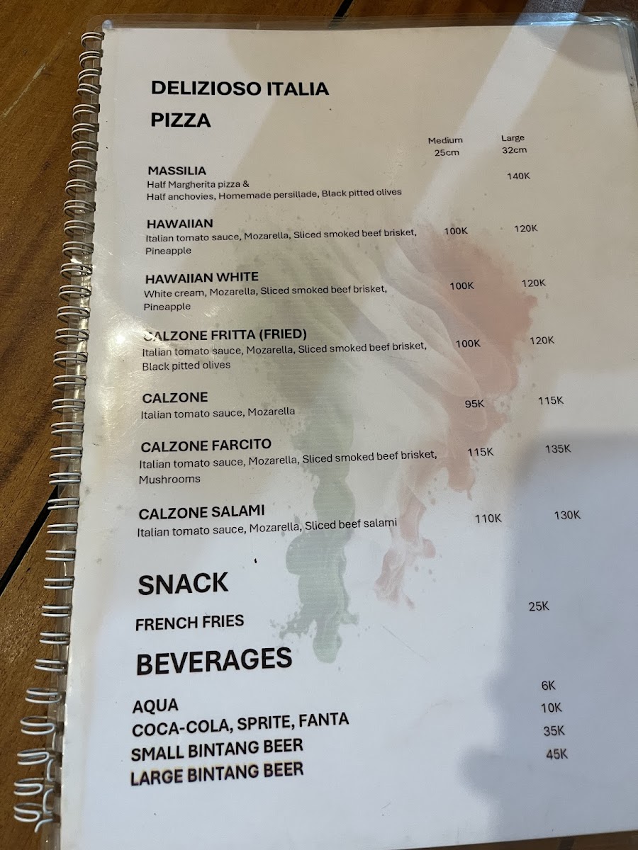 Italiano Pizzeria Photo Menu 2