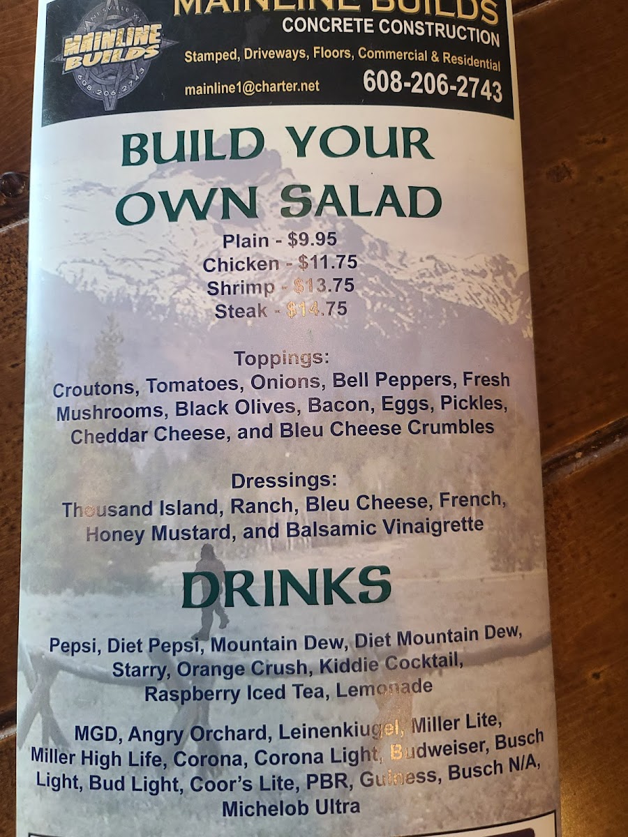Yetti’s Bar & Grill Photo Menu 4