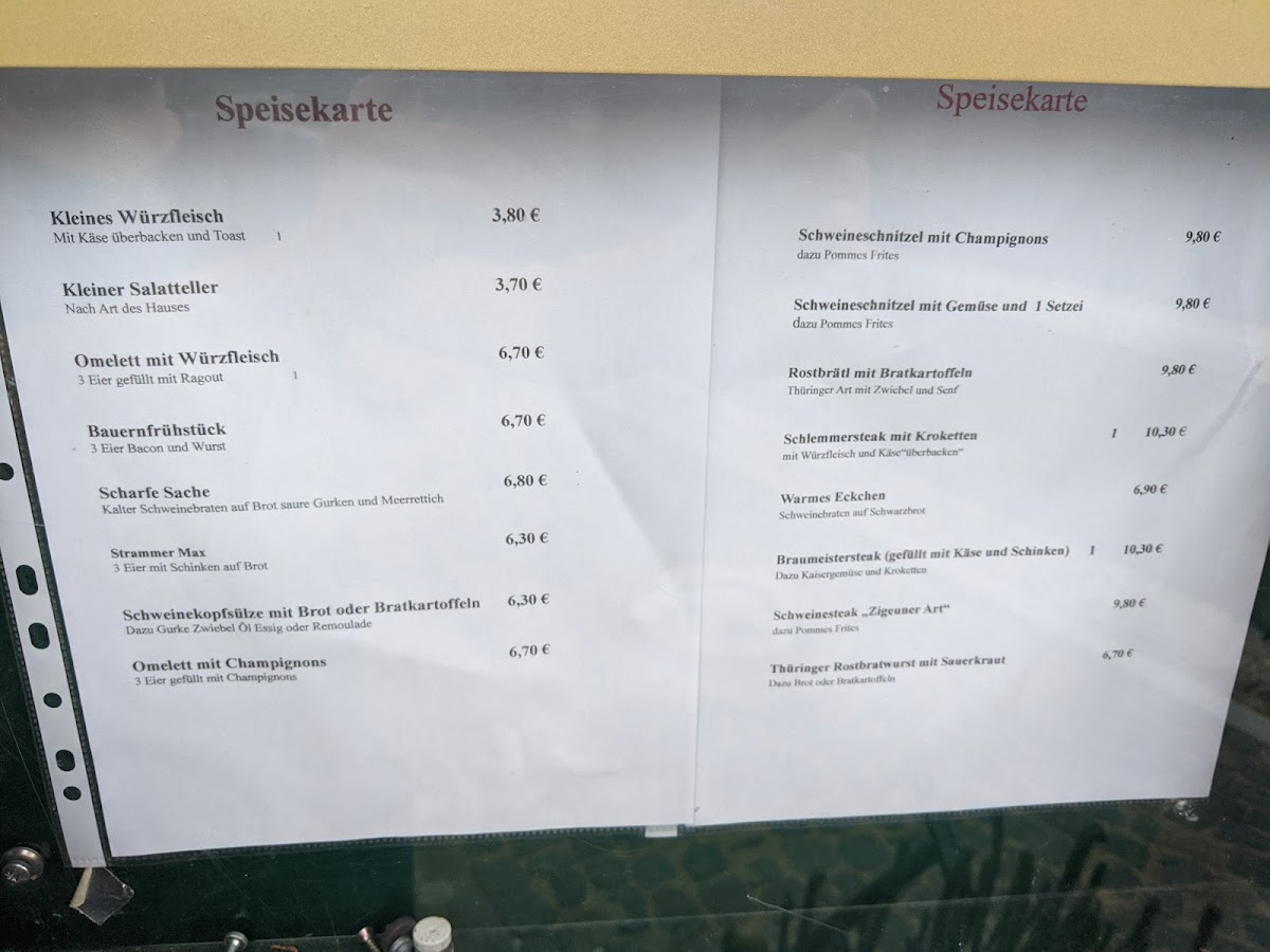 Sportlerheim Eichamt Photo Menu 1