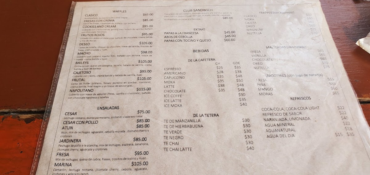El Café De Don Simón Photo Menu 2