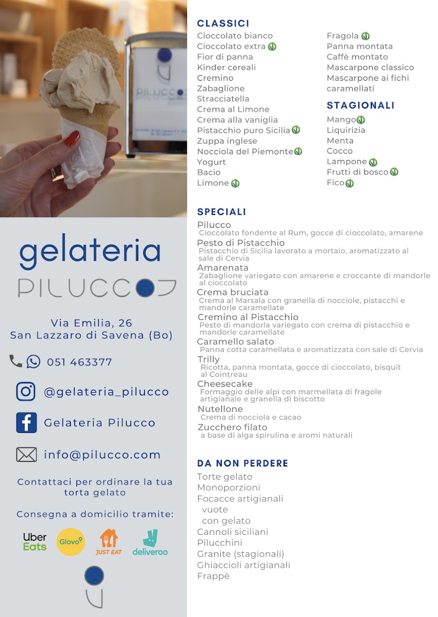 Pilucco Gelateria Photo Menu 2