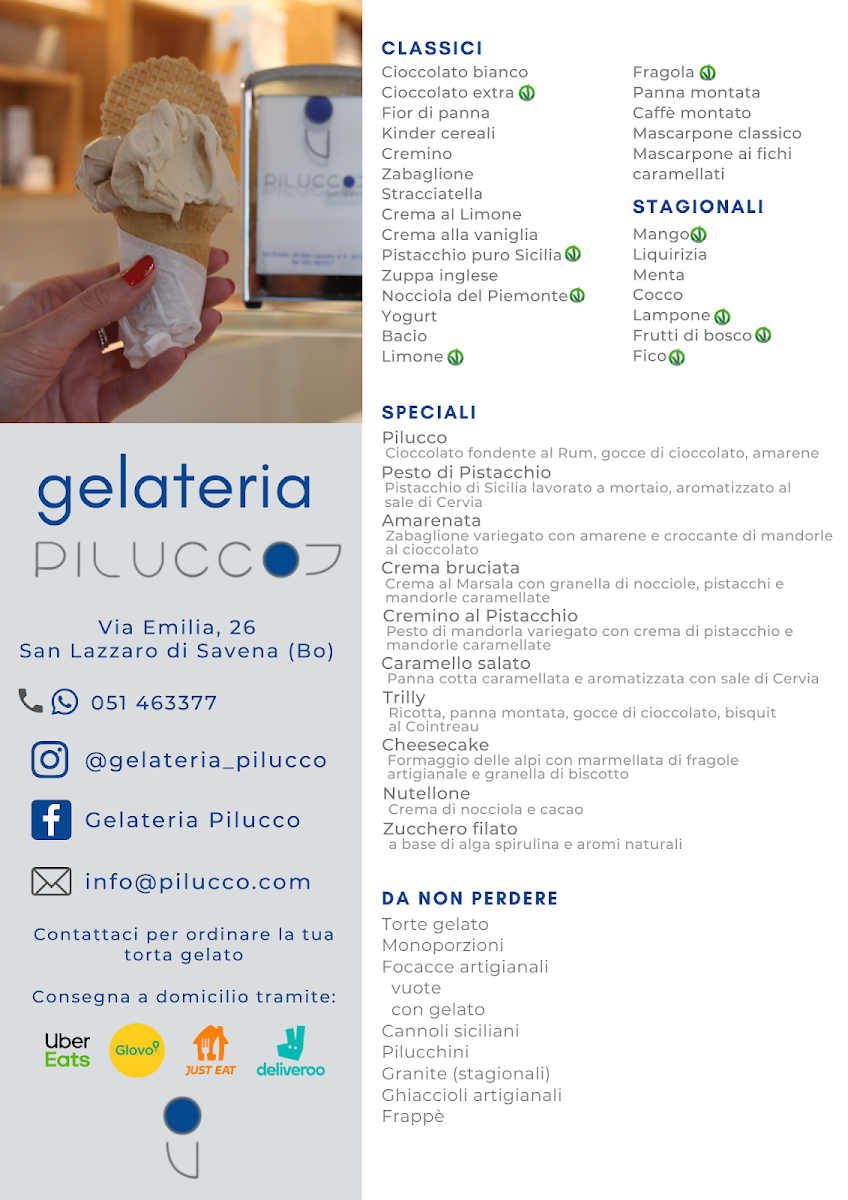 Pilucco Gelateria Photo Menu 3