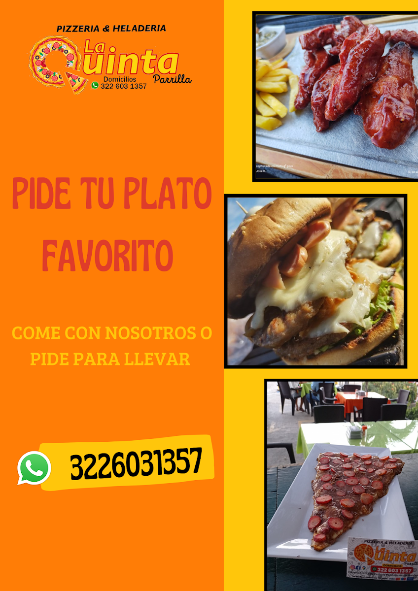 Pizzeria y Heladería La Quinta Photo Menu 6