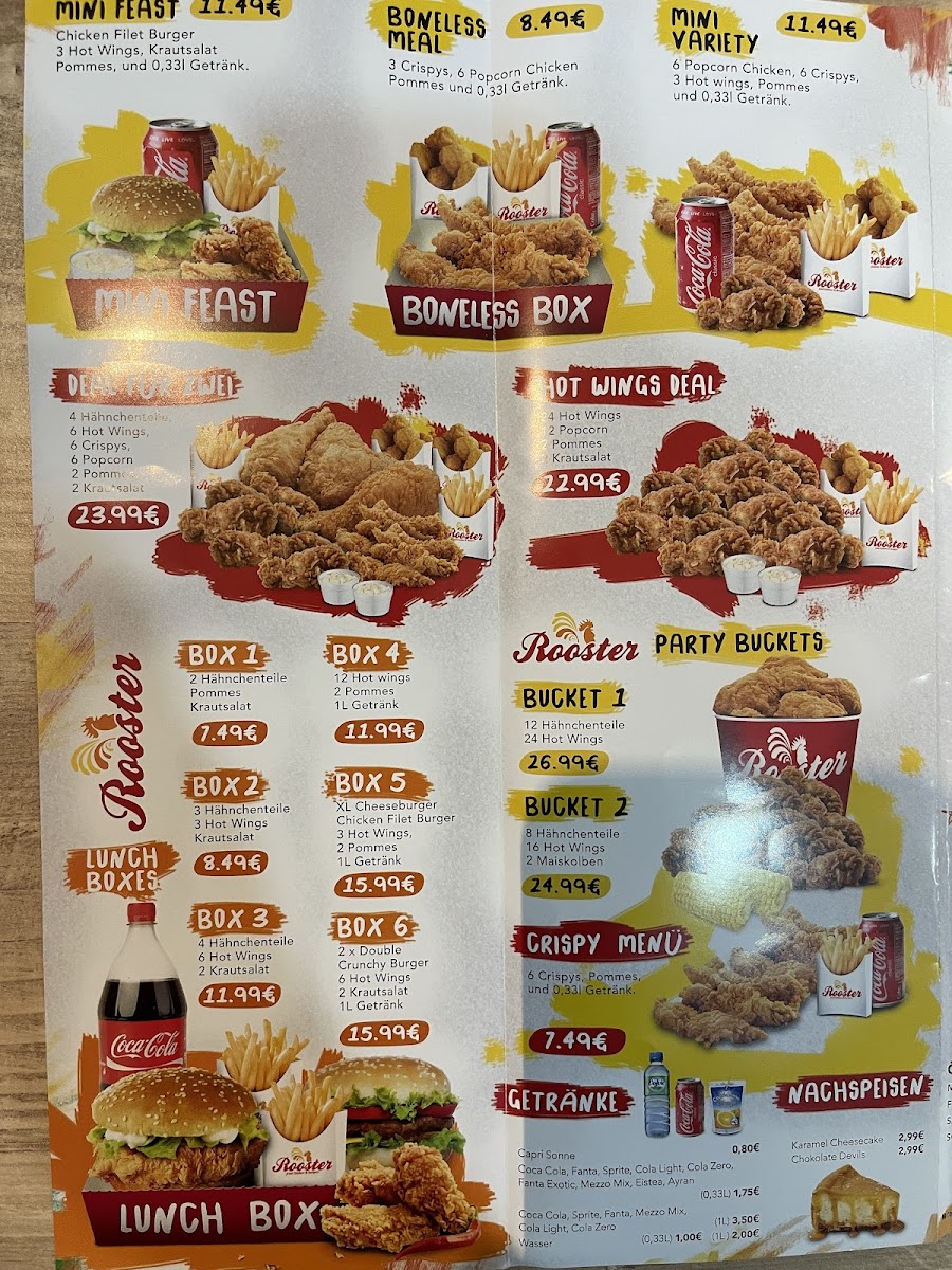 Rooster Fried Chicken Photo Menu 5
