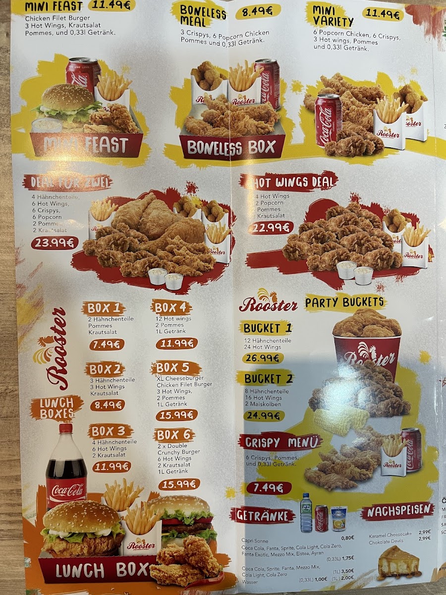 Rooster Fried Chicken Photo Menu 7