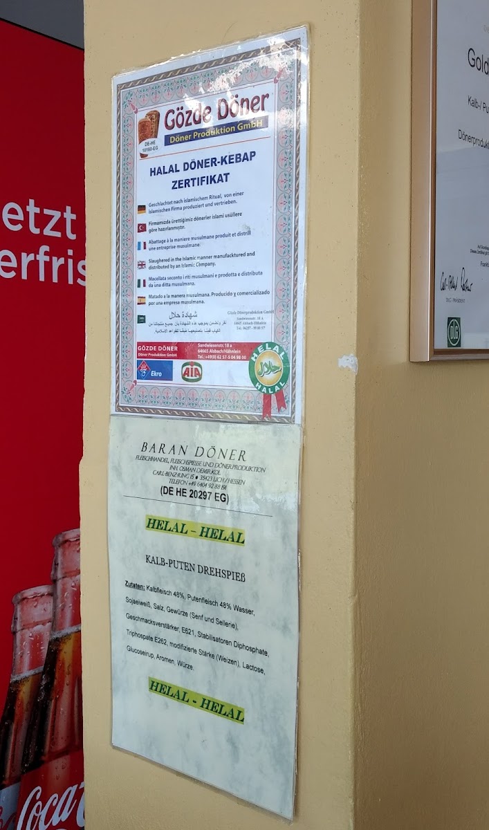 Döner Deluxe, Rüdesheim am Rhein Photo Menu 6