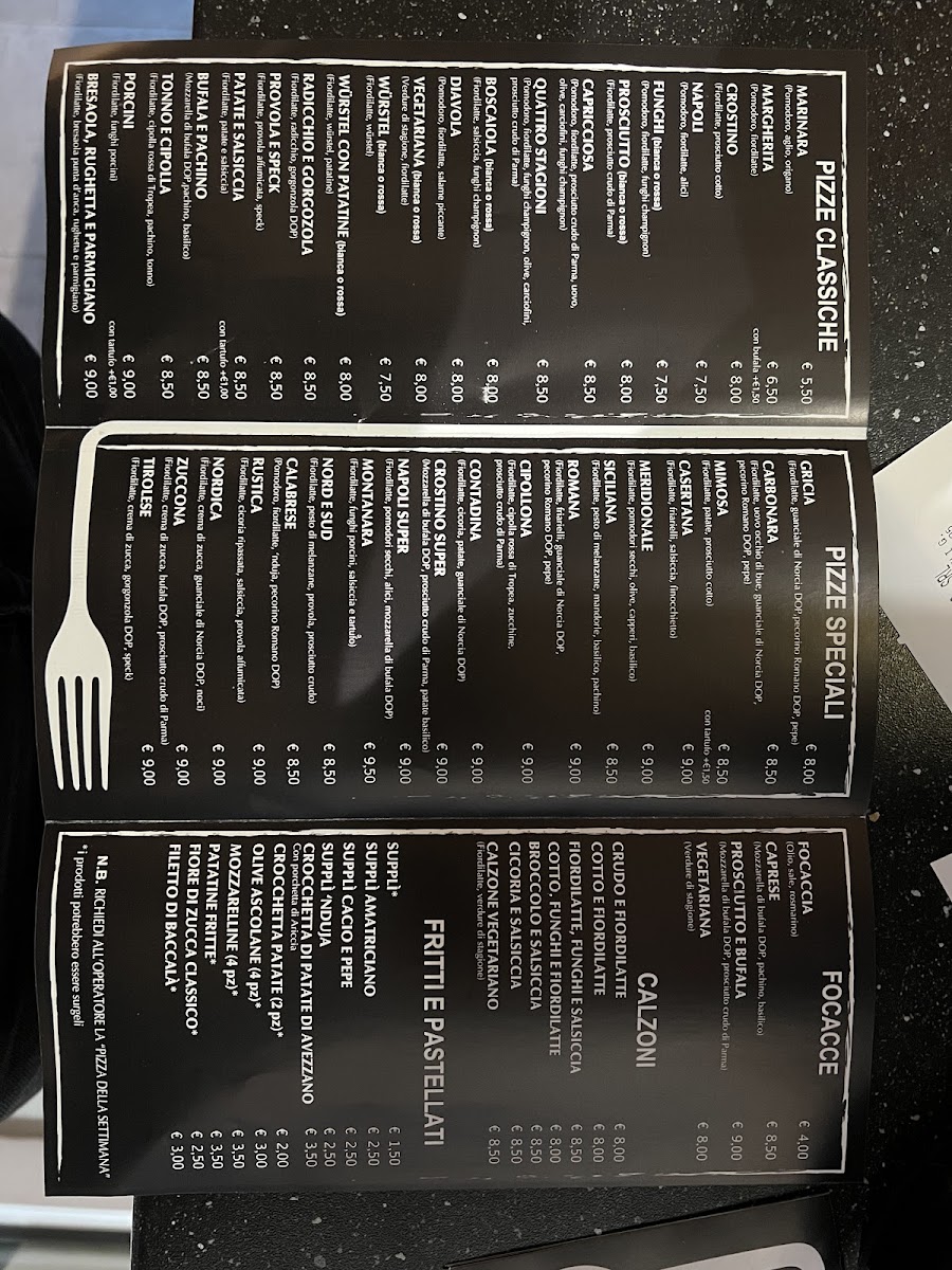 A Casa Tua Photo Menu 1