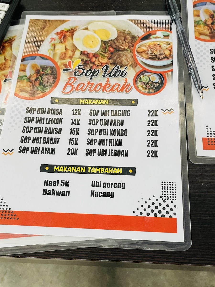 Sop Ubi Barokah Photo Menu 2