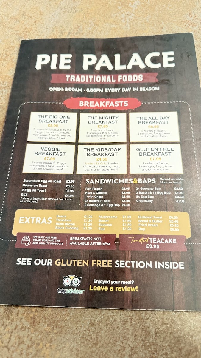 Pie Palace Photo Menu 8