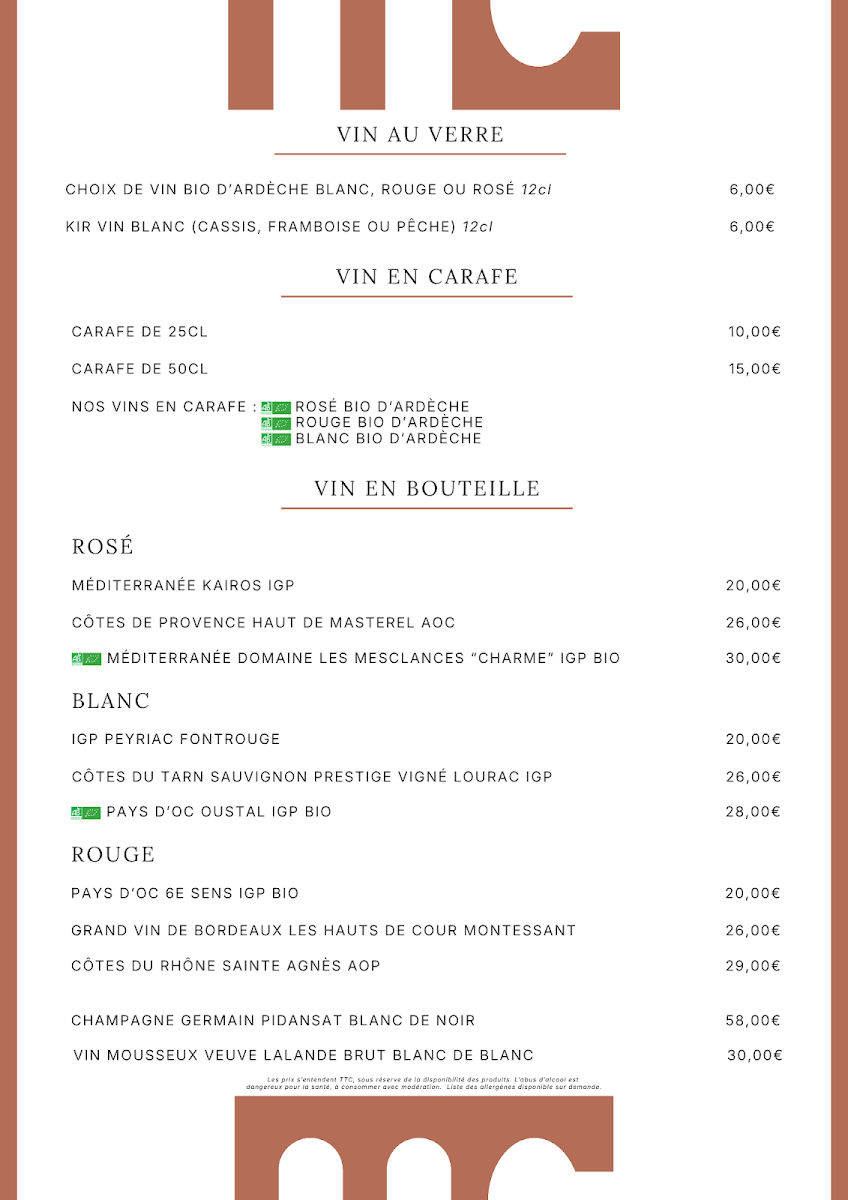 Monument Café Versailles Photo Menu 1