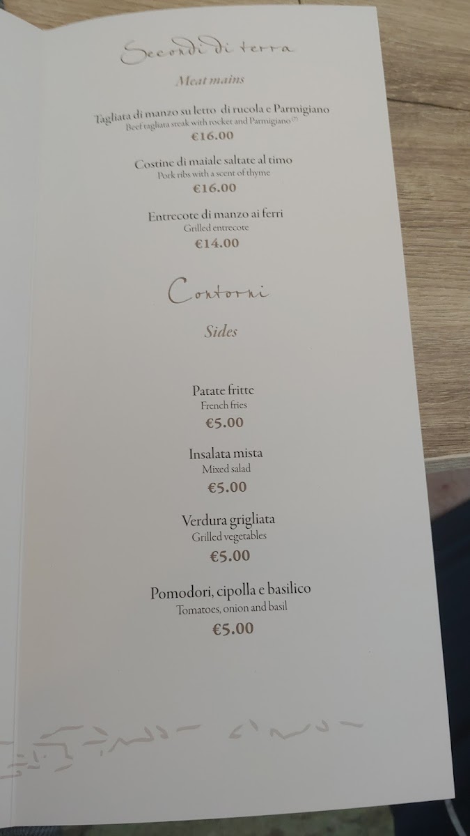 Bosa, Ristorante Sa Lumenera Photo Menu 7