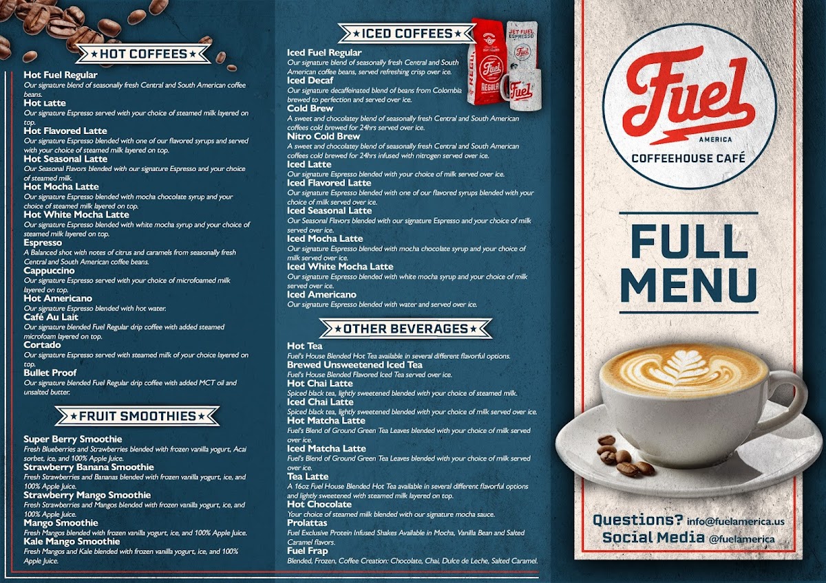 Fuel America Photo Menu 4