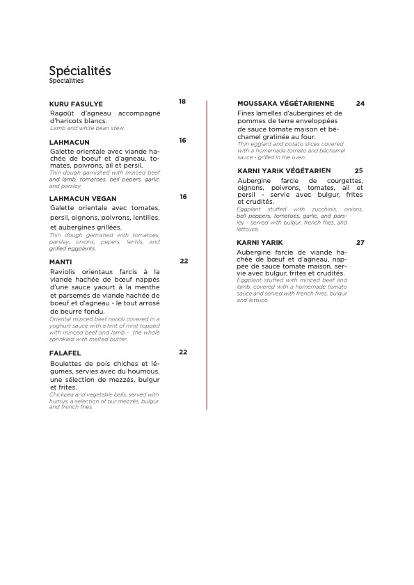 Istanbul Grill Flon Photo Menu 9
