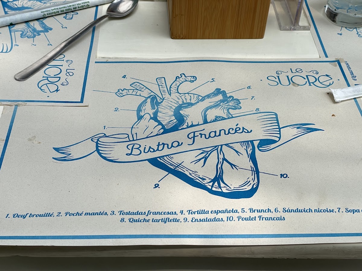 Le Sucre Bistró - Cocina Francesa Photo Menu 3