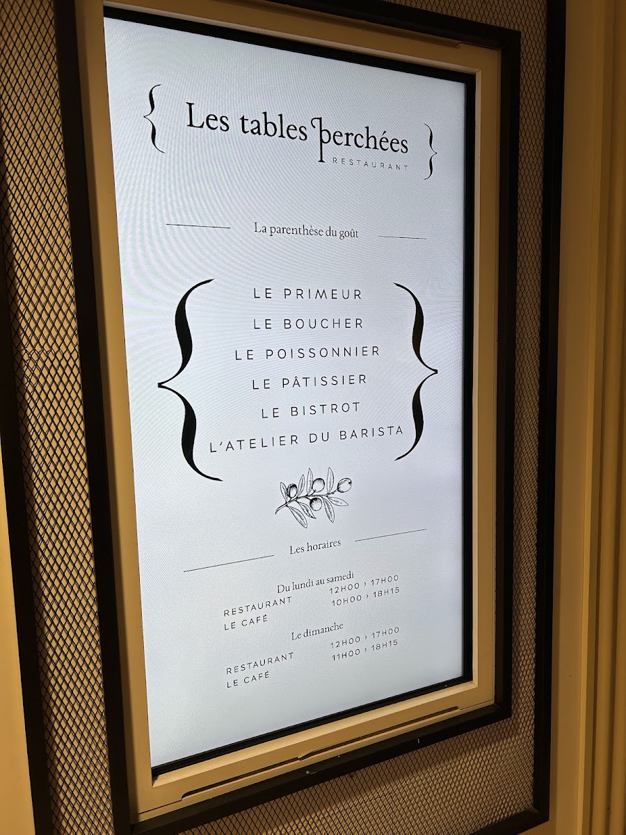 Les Tables Perchées Photo Menu 9