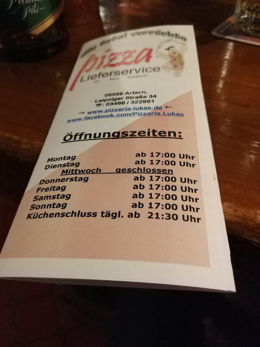 Pizzeria Lukas Photo Menu 7