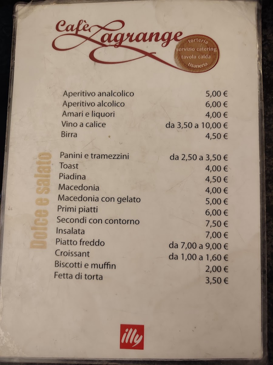 Cafè Lagrange Photo Menu 2