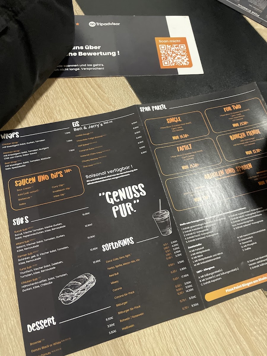 Pizza Point Bingen am Rhein Photo Menu 1