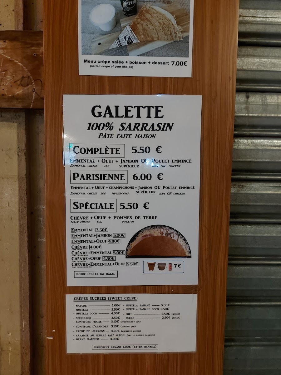Chez Eugène Photo Menu 7