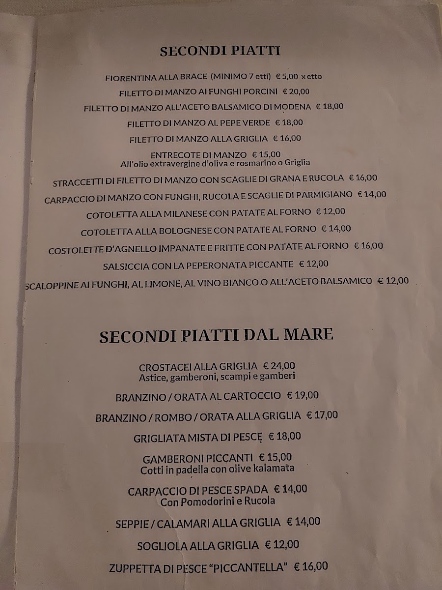 Trattoria Pizzeria Belle Arti Photo Menu 8
