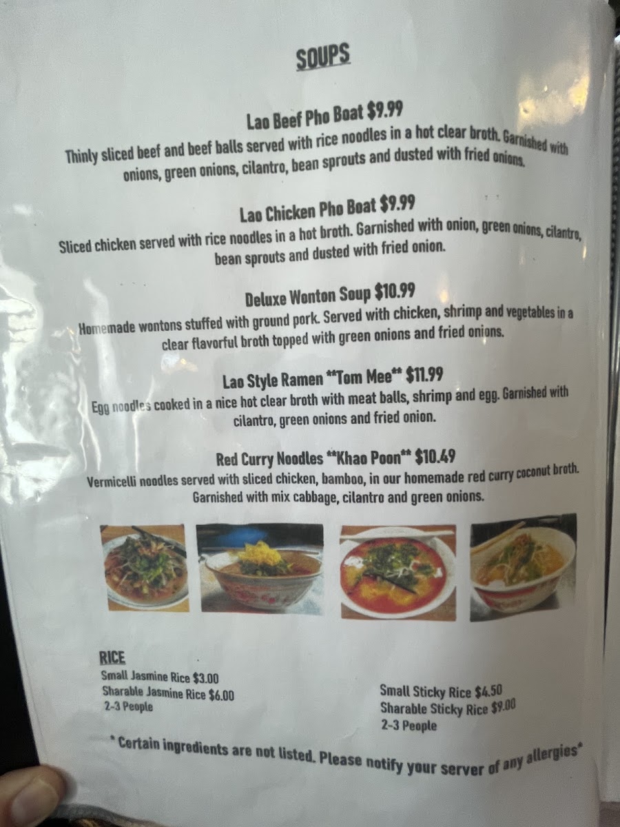 Boun's Lao Street Eatery Photo Menu 7